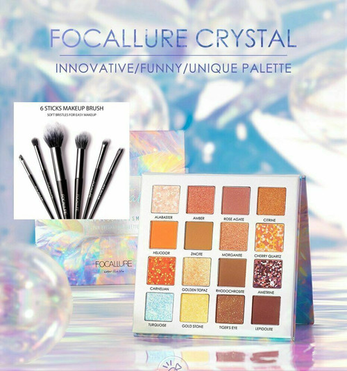 FOCALLURE 16 Pan Eyeshadow ‘Crystal’ Palette the Impressionism Collection



Amazing sprinkle. Unique and innovative hybrid pressed craft An ultra-matte finish 3 Unique color tones:

Translucent duochrome sheen creamy and smooth Gold Stone 
Peach Yellow and Pinky Violet Pearlescent 
Turquoise Ice-Snow Teal and Tea Green Pearlescent.