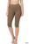Zenana Premium Cotton Capri Knee Length Leggings Multiple Solid Colors Womens Sizes (S-XL)
