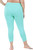 Zenana Plus Size Premium Cotton Capri Leggings Multiple Solid Colors Womens Sizes 1X-3X