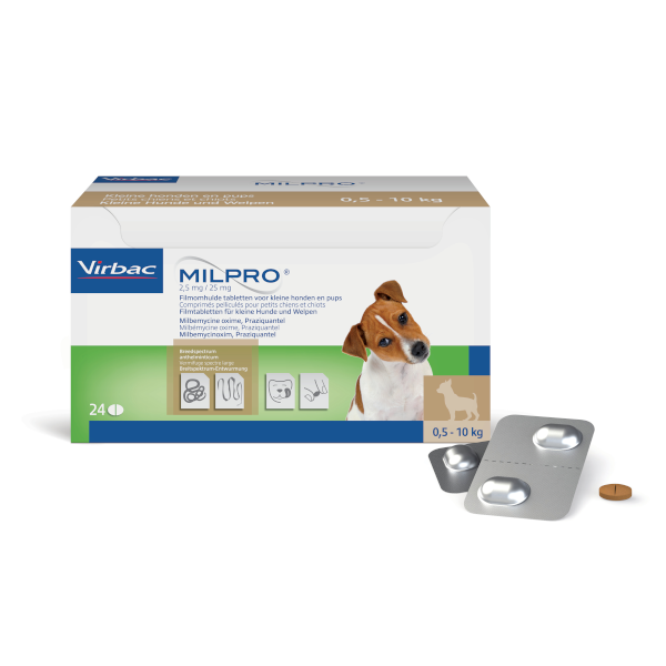 Milpro pup/kleine hond, 24 stuks