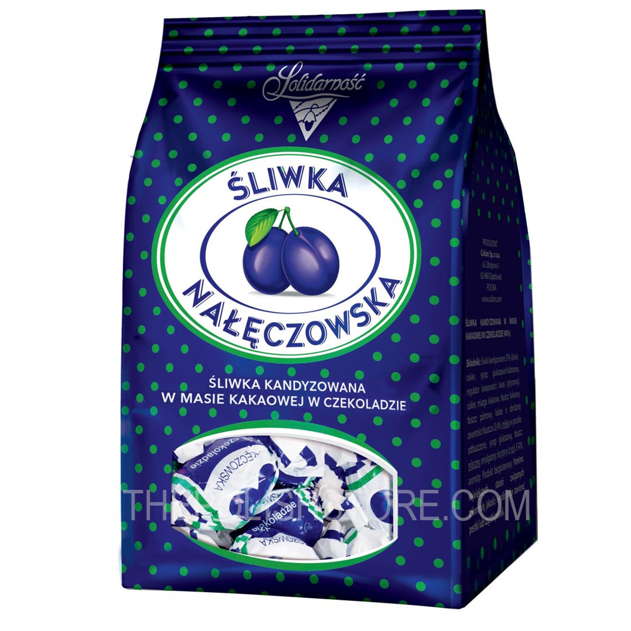 Solidarnosc Sliwka Naleczowska Chocolate Plums, 350g