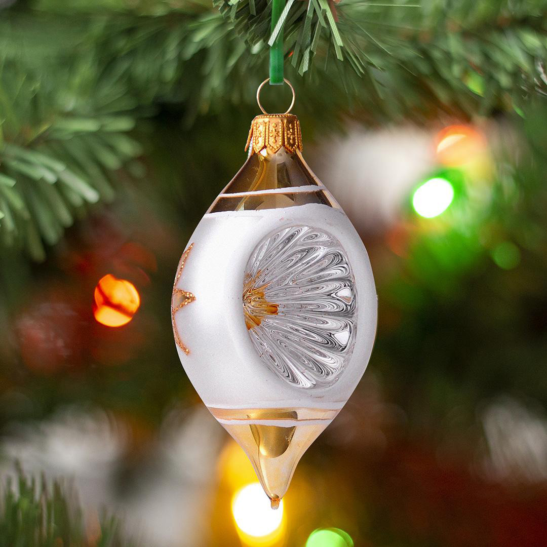 Folkstar Lemon Reflector Gold Ornament | The Polish Store