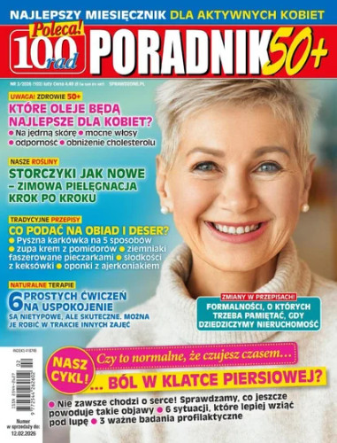 100 Rad Poradnik 50+ -3 month subscription (Price Includes Shipping)