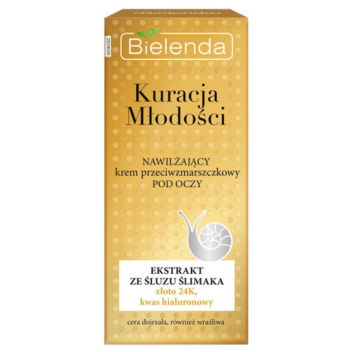Bielenda Youth Therapy Moisturizing Anti-Wrinkle Eye Cream, 15ml