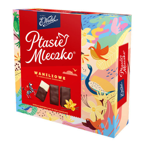 Wedel - Ptasie Mleczko Chocolate Covered Vanilla Marshmallows, 340g