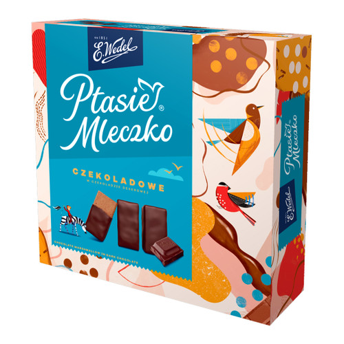 Wedel - Ptasie Mleczko Chocolate Covered Chocolate Marshmallows, 340g
