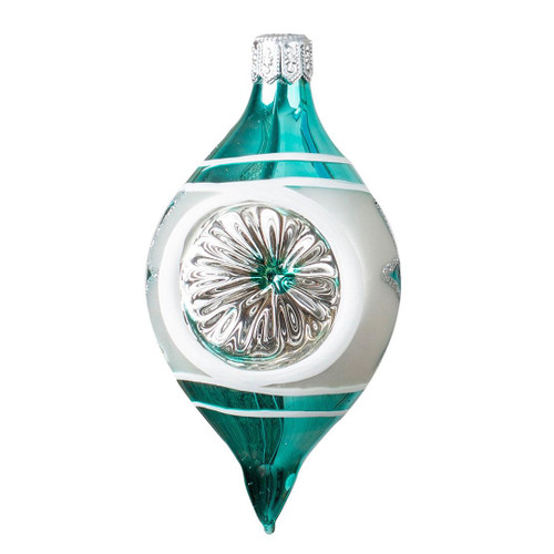 Folkstar Lemon Reflector Turquoise Christmas Tree Ornament