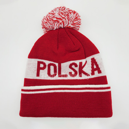 Poland Pom Pom Winter Hat