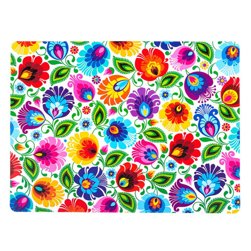 Folkstar Polish Folk Plastic Table Placemat - Lowicz White