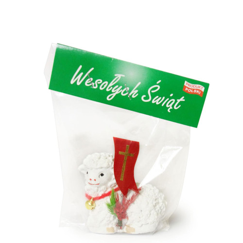 Polish Easter Basket Baby Lamb - Baranek Wielkanocny