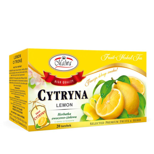 Malwa Lemon Fruit Tea Bags, 20 x 2g