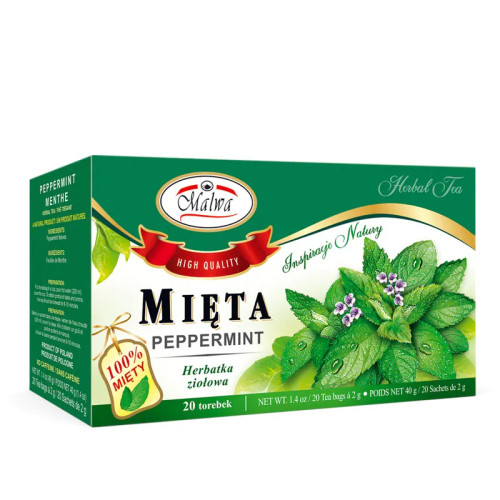 Malwa Peppermint Tea Bags, 20 x 2g