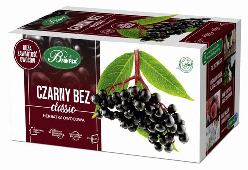 Bifix Elderberry Tea Bags, 20 x 2.5g