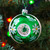 Folkstar Flower Reflector Green Christmas Tree Ornament
