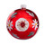 Folkstar Flower Reflector Red Christmas Tree Ornament