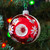 Folkstar Flower Reflector Red Christmas Tree Ornament