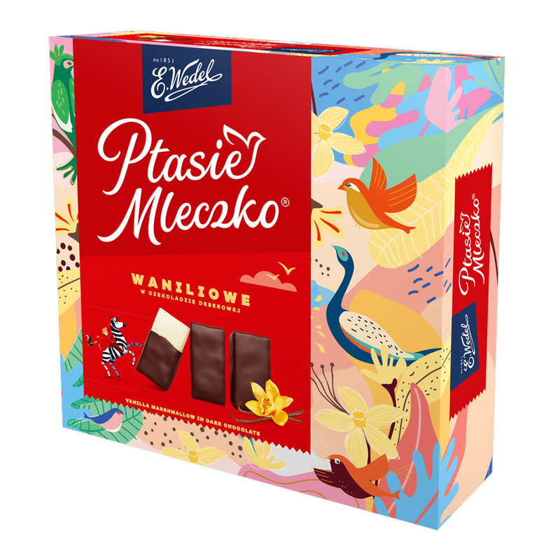 Wedel - Ptasie Mleczko Chocolate Covered Vanilla Marshmallows, 340g