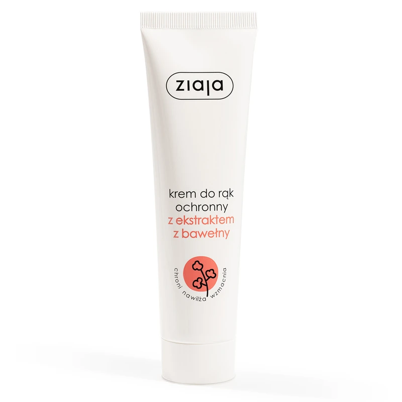 Ziaja Protective Hand Cream With Cotton Extract, 100ml