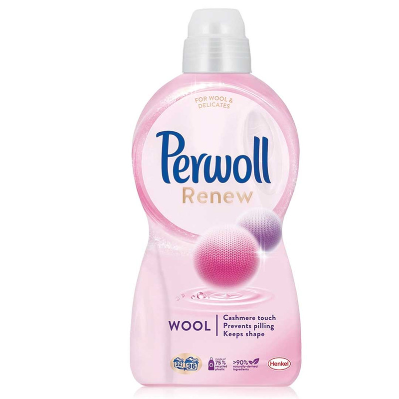 Perwoll Wool, Silk & Fine Fabric Liquid Laundry Detergent, 990ml