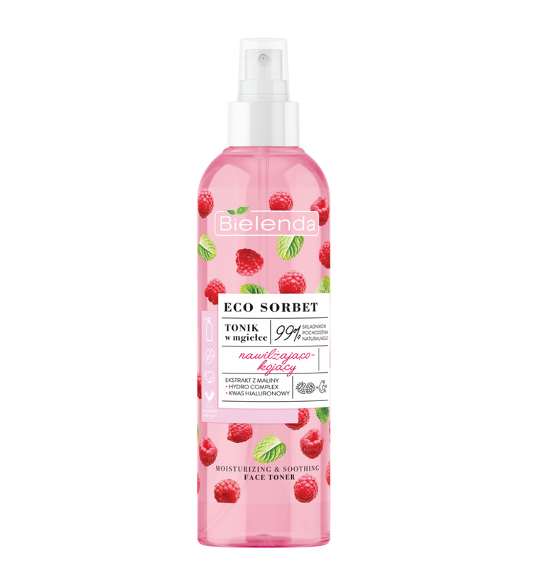 Bielenda Eco Sorbet Raspberry Moisturizing-Soothing Toner