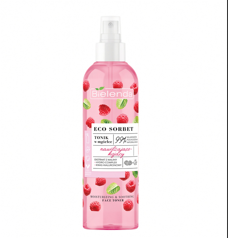 Bielenda Eco Sorbet Raspberry Moisturizing-Soothing Toner