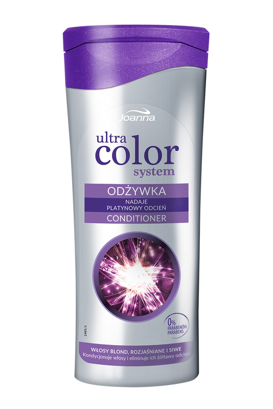 Joanna - Ultra Color System For Blonde And Gray Hair Conditioner, 200ml -  The Polish Store