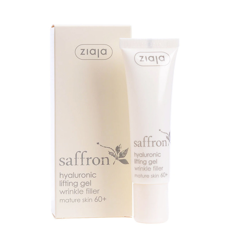 Ziaja Saffron 60+ Hyaluronic Lifting Gel, Vegan, 30ml
