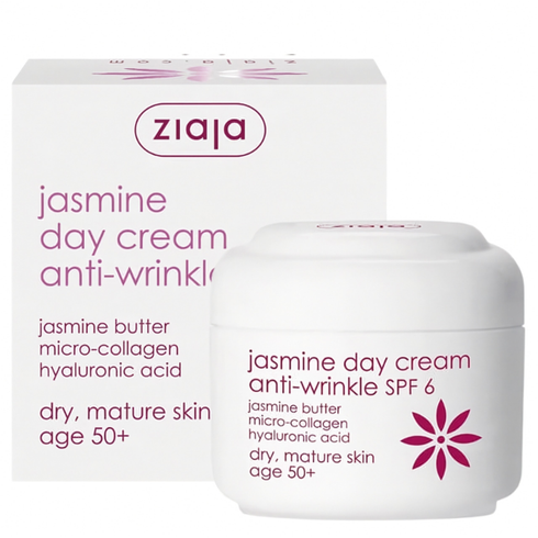Ziaja Jasmine Day Cream 50+ Anti-Wrinkle | The Polish Store