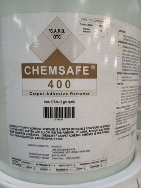 Chemsafe 400 Carpet Adhesive Remover, 5 Gal.