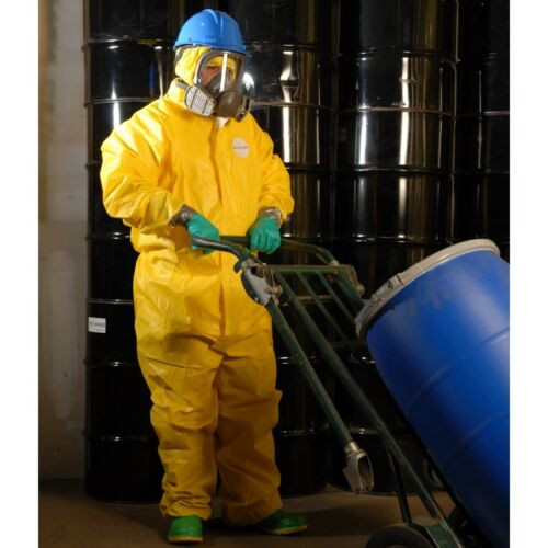 Shieldtech 55 Coverall, Chemical Resistant Hood, Elastic Wrist & Ankles 5XL - 25 Count
