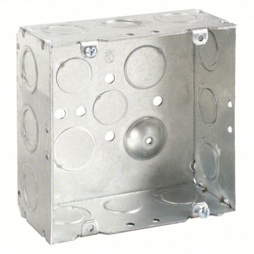 Hubbell-Raco 258 Square Electrical Box, 4-11/16"