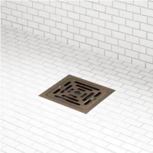 Signature Hardware Adelphi Square Sher Drain in Oil Rubbed Bronze SH607ORB