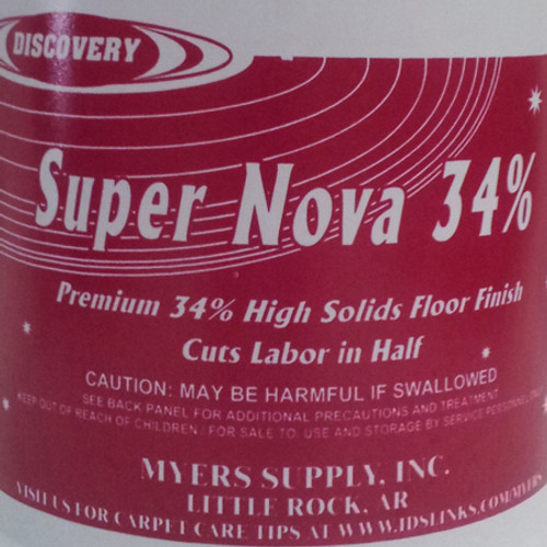 Super Nova 34 Super High Solids & High Gloss Floor Finish - 5 Gal.