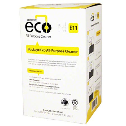 Buckeye® Eco® E11 All-Purpose Cleaner - 1.25 L, 4/Case