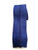 Poly Premium Blue Cloth Zipper Tape 2.75” x 7’ Double Sided Zipper Pulls - 60/Case