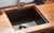 Refresh your kitchen's prep space with the 19" Atlas Undermount Sink. A stylish gunmetal black finish is applied using a PVD process, guaranteeing an even color throughout the bowl that resists wear from dropped dishes and high temperatures. The sink is then treated with a scratch-resistant and liquid-repelling coating, allowing imperfections to easily wipe away.