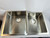 Signature Hardware 448366 Ortega 32" Undermount 60/40 Double Basin Stainless Steel Kitchen Sink