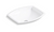 Kallista P72025-WO-0 Barbara Barry Under-Mount Sink W/ Overflow in Stucco White