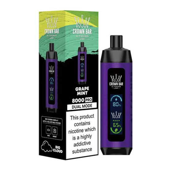 crown bar vape al fakher Disposable Device | 8000 Puffs Coil Type_Standard Coil Flavor:Orange Berry Lime ICE Geekvape Aegis Legend 2