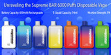 Unraveling the Supreme BAR 6000 Puffs Disposable Vape