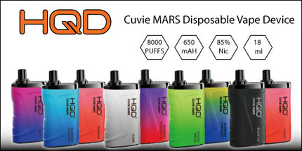Discover the Ultimate Vaping Experience with the HQD Cuvie MARS Disposable Vape Device