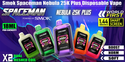 Exploring the Smok Spaceman Nebula 25K Plus Disposable Vape - Your Ultimate Vaping Companion