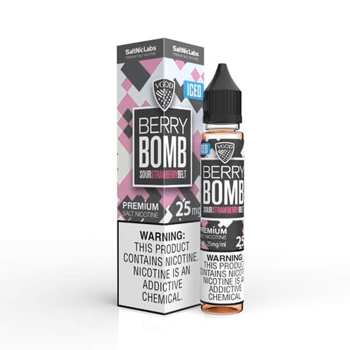 Vgod Iced Berry Bomb Saltnic 30ml 25Mg - EveryThing Vapes