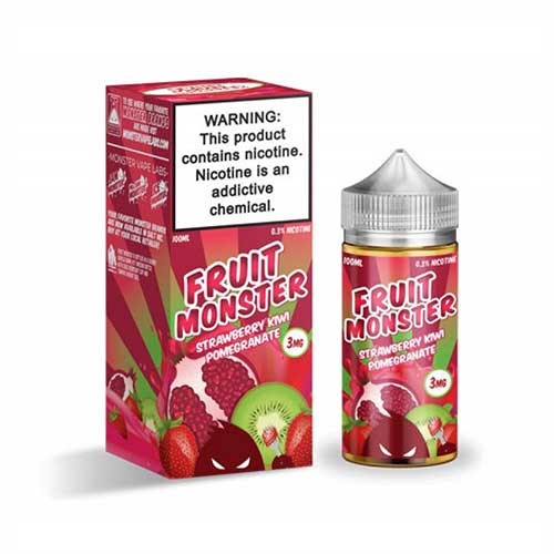 Fruit Monster Strawberry Kiwi Pomegranate 100ml Vape Juice - EveryThing Vapes