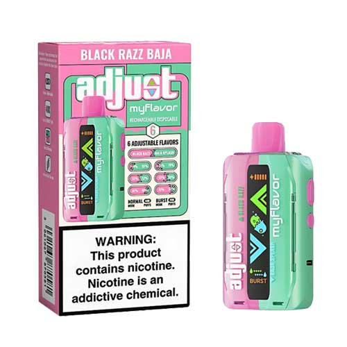 Black Razz Baja Flavored Adjust MyFlavor Disposable Vape Device - 40K Puffs | EveryThing Vapes
