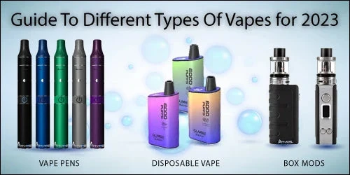 Guide To Different Types Of Vapes for 2023.