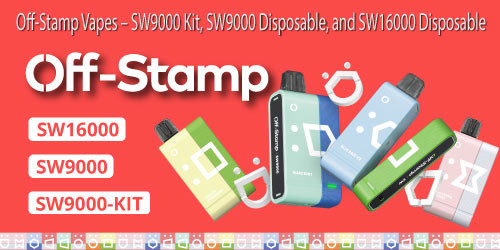 Off-Stamp Vapes – SW9000 Kit, SW9000 Disposable, and SW16000 Disposable