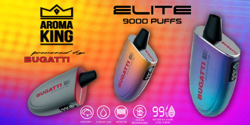 Unveiling the BUGATTI ELITE by AROMA KING: A Luxury in Vaping