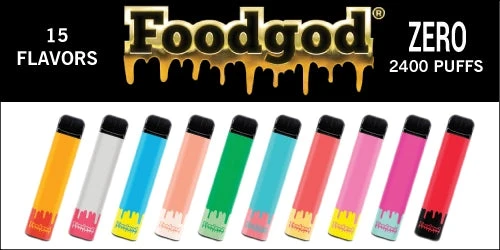Foodgod ZERO 0% Disposable Vape Details.