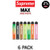 EVTPACK-6PK-Supreme MAX 2% Disposable Vape Device | 2000 Puffs - 6 Pack Mix & Match